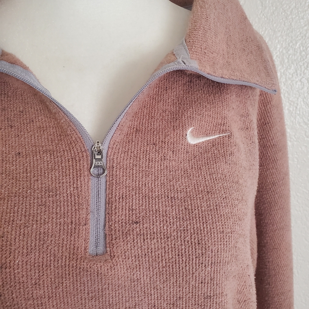 Nike Women's Pale Rose Sweater/Pullover with Pockets Medium